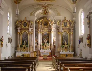Innenraum der Pfarrkirche Eutenhofen