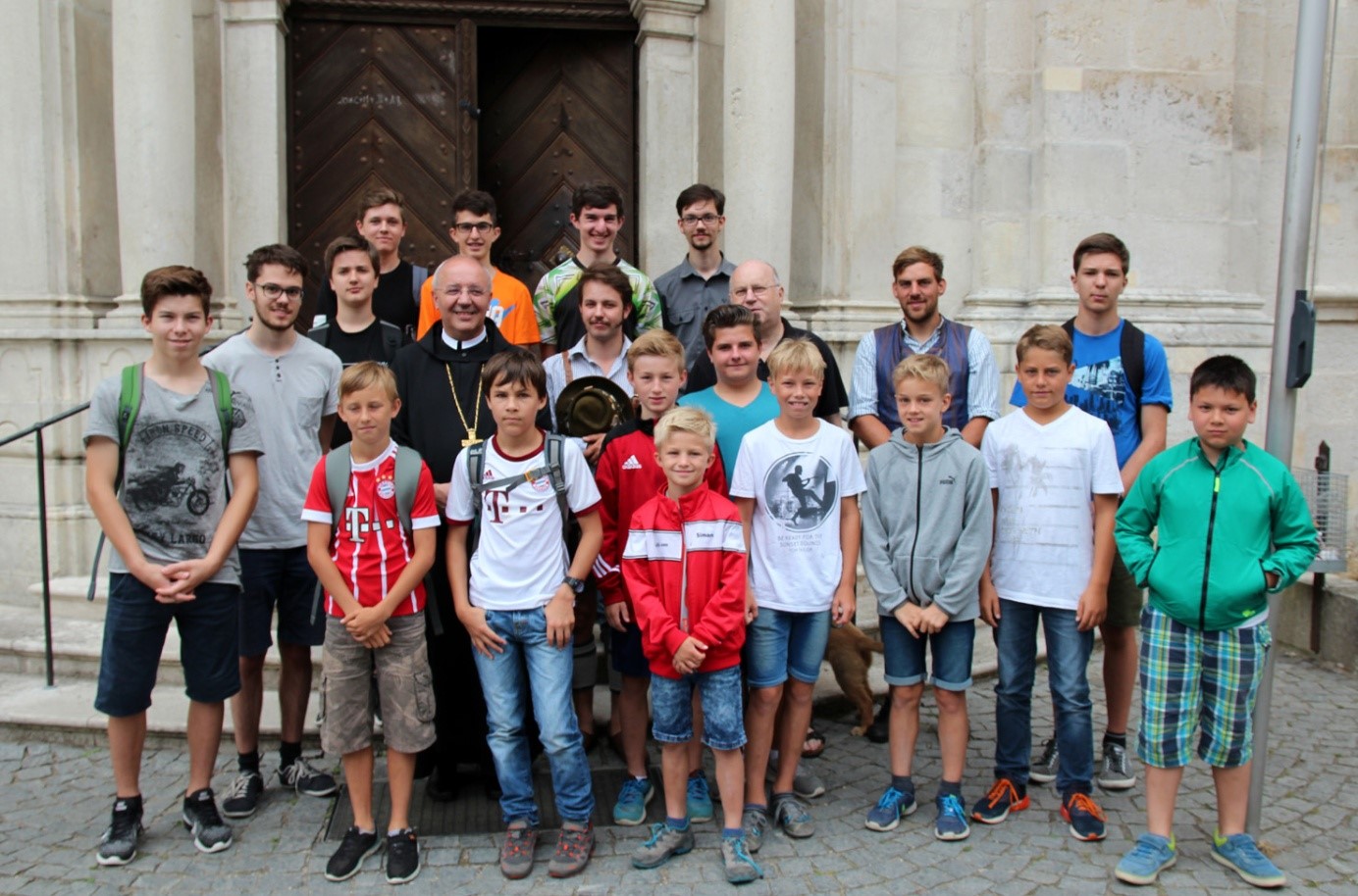 Ministranten im Kloster Weltenburg