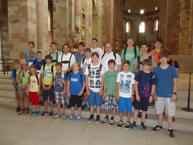 Gruppenbild im Speyrer Dom